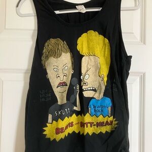Vintage Beavis and Butthead tank top